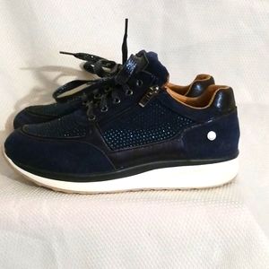 No name blue sparkly sneakers